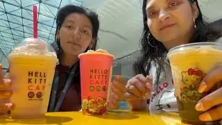 Taste-testing NEW Items from Hello Kitty Cafe in Santa Clara, CA | Westfield Valley Fair Mall