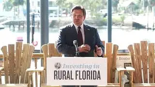 Governor DeSantis Announces $167.5 Million for Infrastructure in Small and Rural Communities