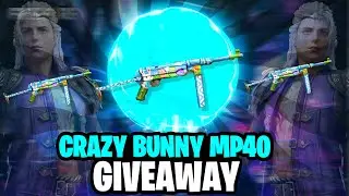 Free Fire Live- Permanent Bunny MP40 Mega Giveaway- AO VIVO