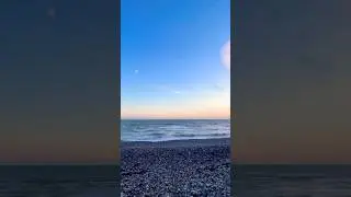 A peaceful day out with friends on beach in UK.