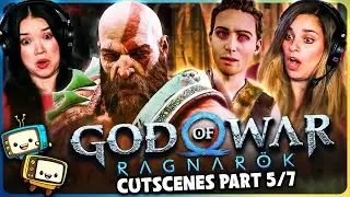 GOD OF WAR RAGNAROK CUTSCENES (PART 5/7) REACTION! | GameClips