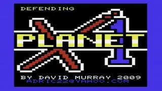 Planet X1 Game-play - Commodore VIC-20