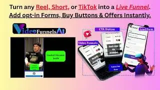 Turn Any Short Video Into a Sales Funnel #funnelbuilder #leadgeneration #salesfunnel ##salesgrowth 