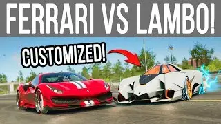The Crew 2 -  NEW Ferrari 488 PISTA vs Lamborghini EGOISTA Customization Challenge!