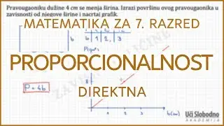 Direktna proporcionalnost - Zadatak 5 | Matematika za 7. razred