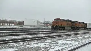 Rare trackside views, empty yard, see the roundhouse, wheel truing and performance bldg's.