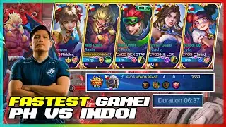 FAST GAME PH VS INDO! BAXIA MVP GAMEPLAY by HONDABEAST!