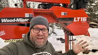 Wood-Mizer LT15 In the Winter | Conquering The Cold With Our Sawmill!