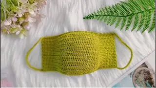 Crochet face mask | How to crochet a wool mask