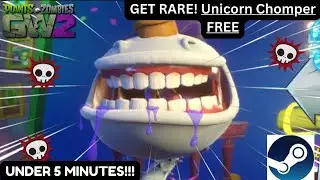 How To Get the UNICORN CHOMPER in PvZGW2! Fast!!