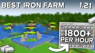 Minecraft BEST Iron Farm 26.1 | Iron Farm Tutorial - 1800+ Per/h