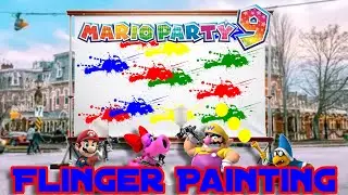 Mario Party 9: Flinger Painting