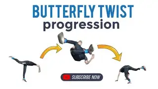 Butterfly twist progression ✅ | how to do Butterfly twist 🔥