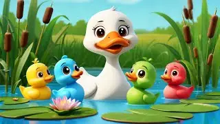 5 Little Ducks | Wild Animal | Learn Shapes | The Farm Animal + More Fun Kids Song | MomoJoy Nursery