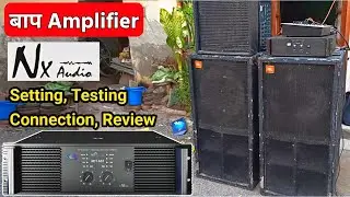 बाप DJ Amplifier | Nx Audio MT 1601 | MT 1601 Setting & Testing | Connection | Review