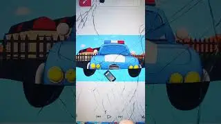 Baby bus monster police car road rangers sheriff his sleep a phone daddy is angry 🚓🤣😭