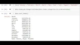 Get month name in chronological order in python.