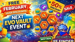 ff upcoming new evo vault event 🔥 next evo vault event february 2026 💯 free fire upcoming event