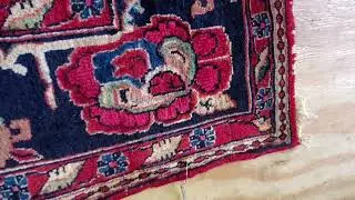 1920s -30s Handmade Sarouk Rug. fine weave