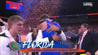 THE FLORIDA GATORS WIN THE 2025 COLLEGE BASKETBALL NATIONAL CHAMPIONSHIP