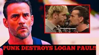 CM PUNK UNLEASHES VIOLENCE ON LOGAN PAUL LIVE ON RAW!