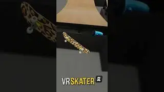 Shredding the mega ramp in VR Skater: SL