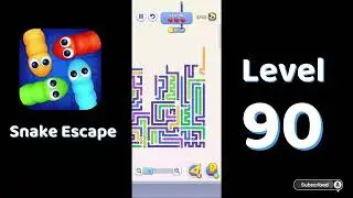 Snake Escape Level 90 Walkthrough 🐍 | Calm Puzzle Escape Game | SolutionGuruji