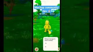 Machop community day #pokemon #pokemongo #shinypokemon #shinydex #machop #pokemoncommunity