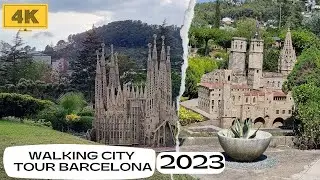 4K BARCELONA SPAIN WALKING CITY TOUR 2023!