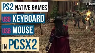 Как играть в игры с клавиатурой и мышью PlayStation 2 в PCSX2-Qt 1.7