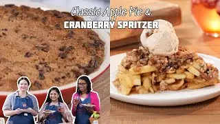 Classic Apple Pie & Cranberry Sprtizer | USDA Ingredients | Perfect Homemade Recipe - Easy to Make