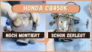 Vergaser Honda CB450K zerlegen, Schritt für Schritt vom Vergaseronkel