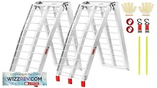 VEVOR Aluminum Ramps 1500 lbs Folding Loading Ramps for Pickup Trucks Bed