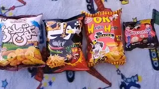 Asmr video | Unboxing yummy Snacks & Cocomo | Wrapping Asmr sound #snacksasmr 