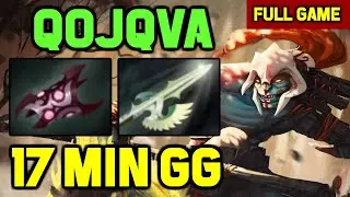 Qojva Huskar MID vs Miracle- Ursa, Mage- Storm spirit - END Game in 17 minutes