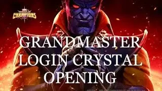 Grandmaster Login crystal opening in Marvel Contest Of Champions