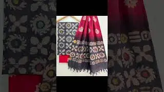 *Hand block printed khadi cotton dress materials with khadi cotton  duptta* *Price  : 1130+Shipping*