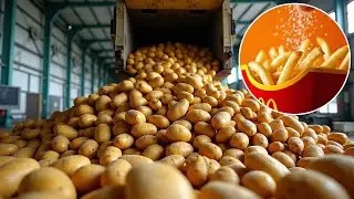 How French Fries Are Mass Produced in Mega Factories | Modern Food Processing Technology