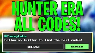 ALL WORKING HUNTER ERA CODES ROBLOX!