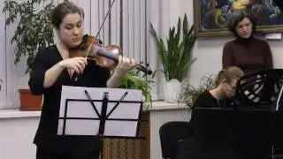 София Кибрик и София Суханова - Соната Моцарта G-Dur для скрипки и фортепиано