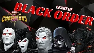 BLACK ORDER LEAKED! (MARVEL: Contest of Champions)