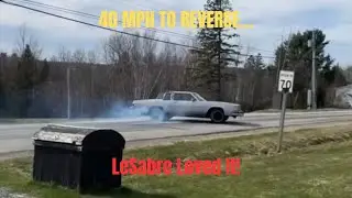 LOUD ‘85 LeSabre 40 MPH TO REVERSE…Straight Piped Burnouts and Revving
