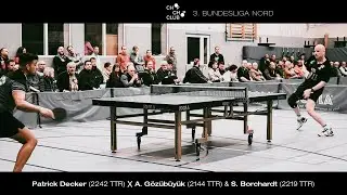 Patrick Decker vs. Ali G&ouml;z&uuml;b&uuml;y&uuml;k & Sebastian Borchardt (3. Tischtennis Bundesliga Nord 2024/25)
