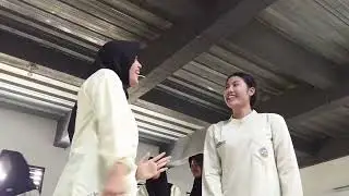 Najla latihan tamborin📯
