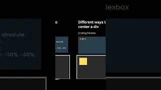 How to center a div Html & Css #shorts
