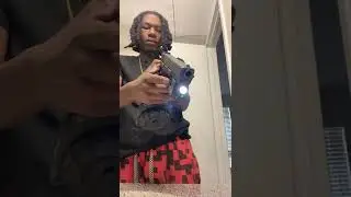 New strobe beam+flashlight shooting video coming soon#glock gang 50 round drum on a Glock 22