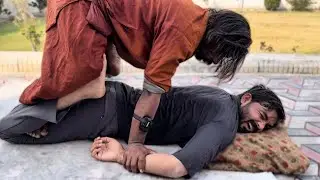 Full Body Massage ASMR | Baba Bengali Head, Back & Leg Therapy #asmr 
