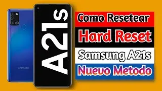 ✅Como Formatear Samsung Galaxy A21s Nuevo METODO / 2022 Y 🔑Eliminar Contrase&ntilde;a pantalla / Hard Reset
