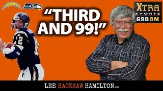 Hacksaw Chargers Stories - Stan Humphries hits Tony Martin on a 99 yard touchdown vs Seahawks