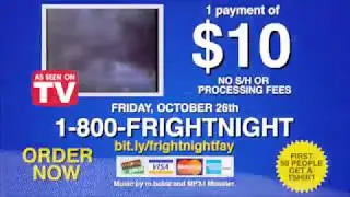 Fright Night Halloween Party Fake Infomercial